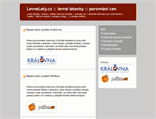 Tablet Screenshot of levnelety.cz